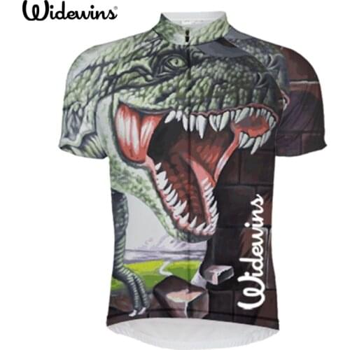 The Dinosaurs summer Men cycling jersey white cycling clothing ropa ciclismo maillot riding team cycling wear 5641
