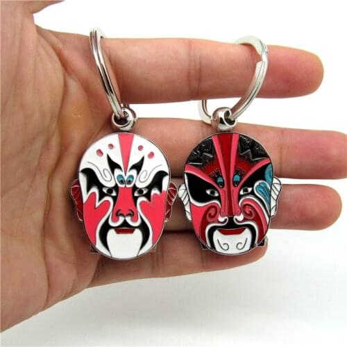 Metal key chain Opera Mask usb flash drive disk memory stick pendrive Pen drive personalized mini PC gift 4gb 8gb 16gb 32gb