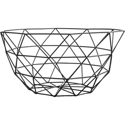 Metal Fruit Vegetable Storage Bowls Kitchen Egg Baskets Holder Nordic Minimalism