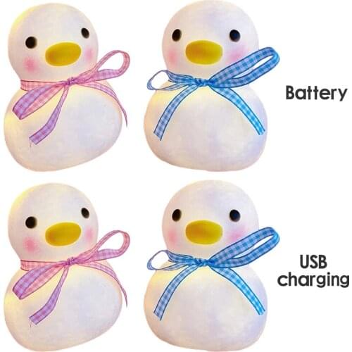 Cute Baby Duck Night Light Warm White Decoration Nursing Breastfeeding Lamp LED Night Light Birthday Gifts