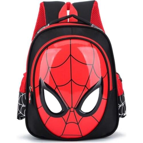 Disney Cartoon Backpack For Baby Boy Girl Fashion Spider-Man Kids Schoolbag Kindergarten Baby Schoolbag For 3-6 Ys