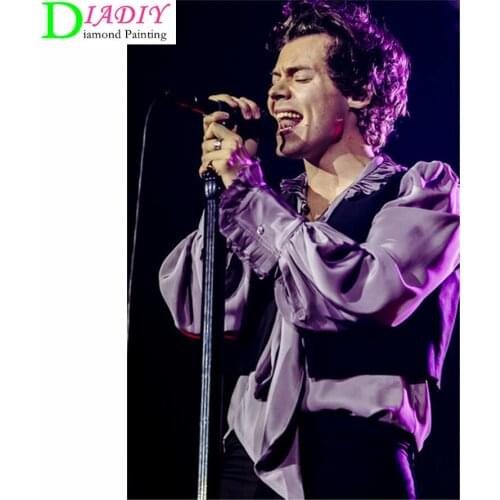 Full square People 5D DIY diamond painting kit Harry Styles 3D diamond embroidery singer set cross stitch mosaic decoration gift