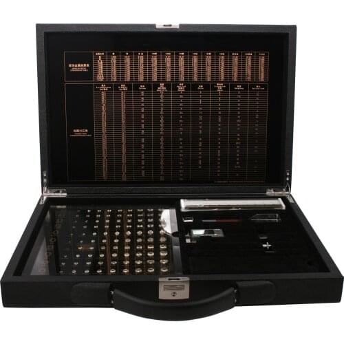 GEMTRUE Diamond Complete Grading Set for Color Shape Sizes Comprehensive Master Stone Tool