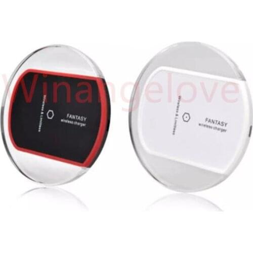 Crystal Wireless Charger Charging Pad For Samsung Galaxy S6 S7 Edge S8 Note 5 8 For iPhone X 8 Plus Fantasy High Efficiency pad