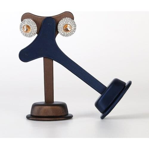 PU leather jewelry props creative jewelry rack earrings hanging rack display rack earring storage rack jewelry display rack