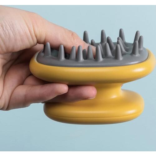 Handheld ABS Scalp Shampoo Massage Brush Washing Shower Hair Comb Mini Head Meridian Massage Comb Hair Styling Tools