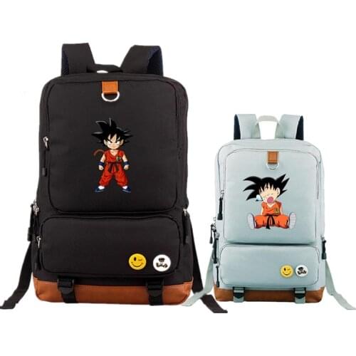 Cartoon Unisex Back Pack Son Goku School Bags Anime Laptop Bagpack Large Travel Backpack Kakarotto Bookbag Women Backpack