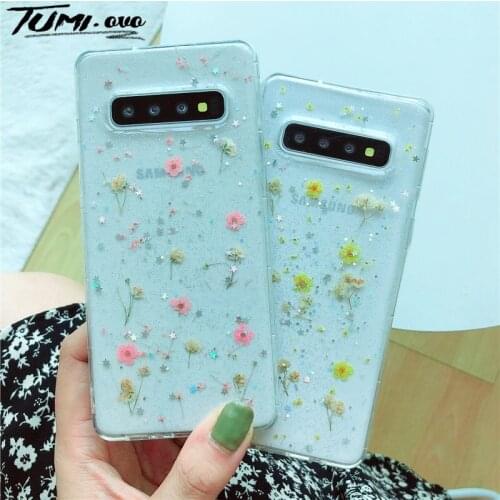 Daisy Flower Soft Silicone Case for Samsung Galaxy A11 A21 A31 A51 A71 A10 A20 A30 A50 A70 S10 S20 Ultra Note 9 10 20 Plus Cover
