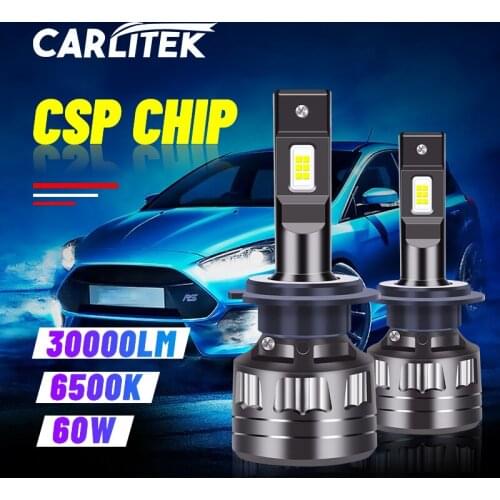 Carlitek H11 Led Light 12V 6500K H8 H9 Fog Light 9005 Hb3 Diode 9006 Hb4 Autolamp 30000Lm H7 H4 High Low Beam Headlight Bulb Csp