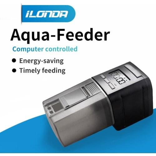 Wifi/Intelligent LCD Home Digital Automatic Fish Feeder Remote Timing Feed Aquarium Fish Tank Pet Supplies