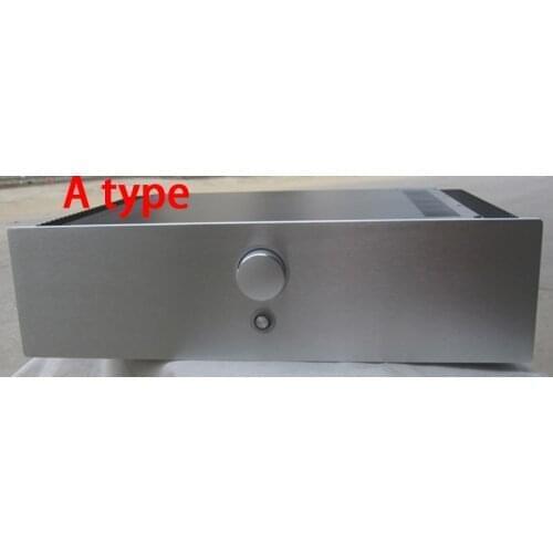 KYYSLB 430*308*115mm Q430 Class A Amplifier Chassis Box House DIY Enclosure with Feet Screws Knobs Amplifier Case Shell