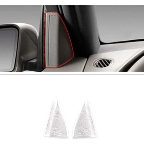 2 Pcs Aluminum Alloy Car Door Speaker Cover Trim Interior Car Accessories Fit For Mercedes Benz GLK X204 300 260 2008-2015