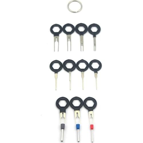3pcs,8pcs,11pcsAuto Car Plug Circuit Board Wire Harness Terminal Extraction Pick Connector Crimp Pin Back Needle Remove Tool Set