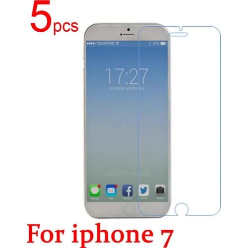 5pcs Ultra Clear Glossy/Matte/Nano Anti-Explosion LCD Screen Protector Cover Film for Iphone 6 6S 7 Plus Protective Film + Cloth