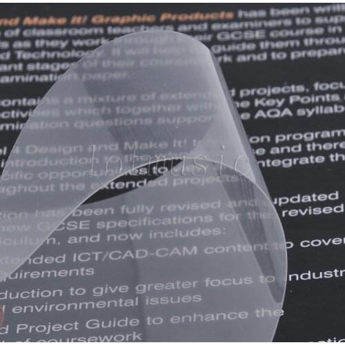 8PCS Wholesale Transparent Adhesive Acoustic Guitar Pickguard PVC Tear Drop Shape