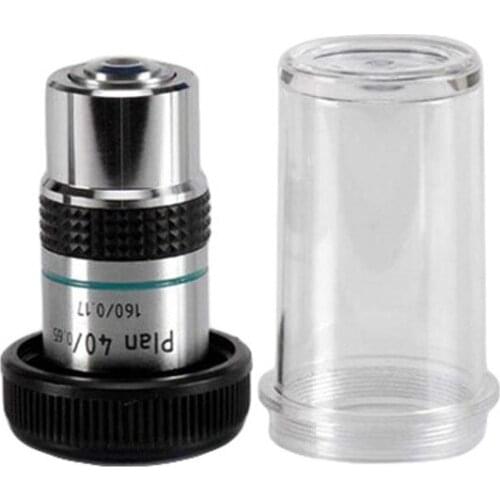 AmScope 40X (Spring) Plan Achromatic Microscope Objective PA40X-YX