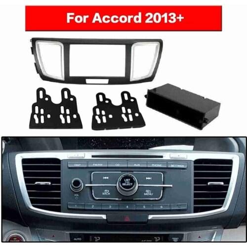 Car Radio Stereo Single Double Din Dash Kits Panel for Honda Accord 2013-2017