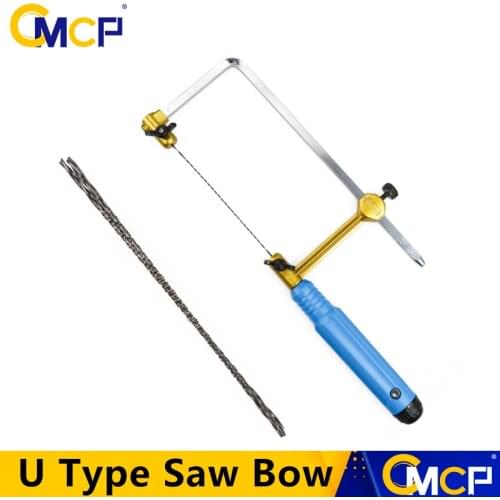 CMCP Adjustable Saw Bow U Type Saw Bow Cutting Tool For Wooden Handle Of Jewelry Saw Frame Hand Tools Jewelers Saw Frame