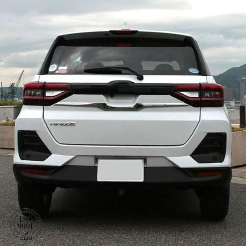 For Toyota Raize Rear Trunk Boot Door Trunk Lid Molding Cover Trim Tailgate Garnish Car Accessories ABS Chrome