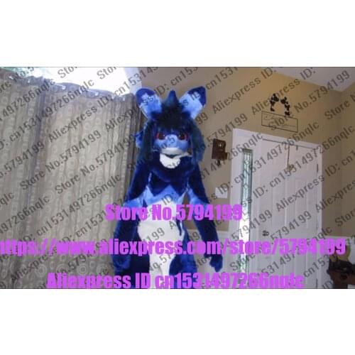 Customized Available REAL PHOTO dx0100 WOLF full sets husky dog Suit fursuit Costume fox Party Carnival Gift