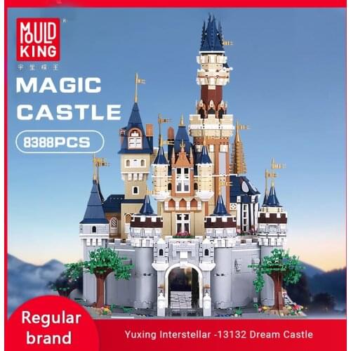 MOULD KING MOC 13132 Dream Princess Castle Building Block Model Set Childrens Educational DIY Toys Christmas Birthday Gifts
