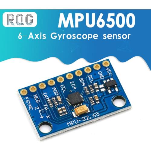 IIC I2C SPI MPU6500 MPU-6500 6-Axis Gyroscope Accelerometer Sensor Module Replace MPU6050 For Arduino With Pins GY-6500