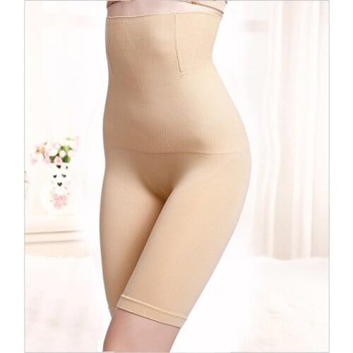 High waist abdomen buttock-lifting body-shaping underpants womens postpartum body-shaping corset underpants thin thighs
