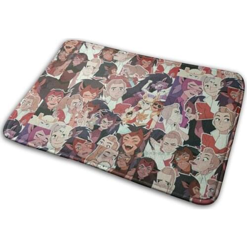 She-Ra Catra Pattern Mat Rug Carpet Anti-Slip Bedroom Entrance Door Mat She Ra Catra Adora Spop Catradora Shera Princess She Ra
