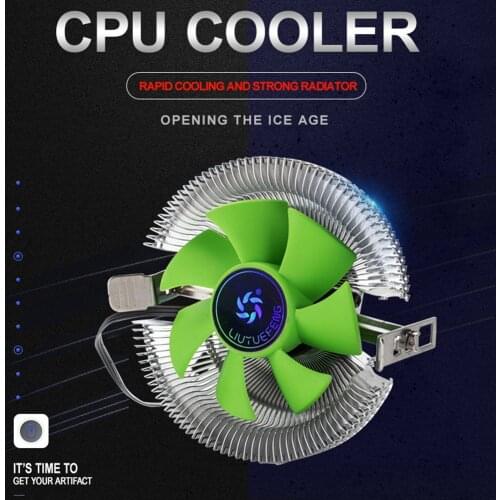 CPU Cooler 3 Pin 1800RPM Quiet PC Radiator Cooling Fan for Intel AMD 775 1150 1151 1155 Silent Ventilador