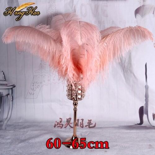 Fashion New Color Feathers Fluffy Ostrich Feathers 45-60cm Large Feathers for Wedding Party Center Pieces Decoration Home Deco