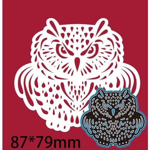 Metal Cutting Dies OWL new for decoration card DIY Scrapbooking stencil Paper Craft Album template Dies 87*79mm