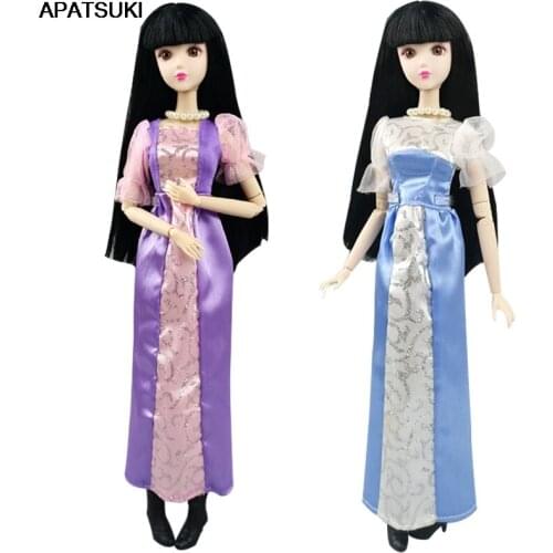 Princess Cosplay Doll Dress For Barbie Doll Clothes Outfits Dancing Costume Party Gown For 1/6 BJD Dolls Kids & Baby Toys