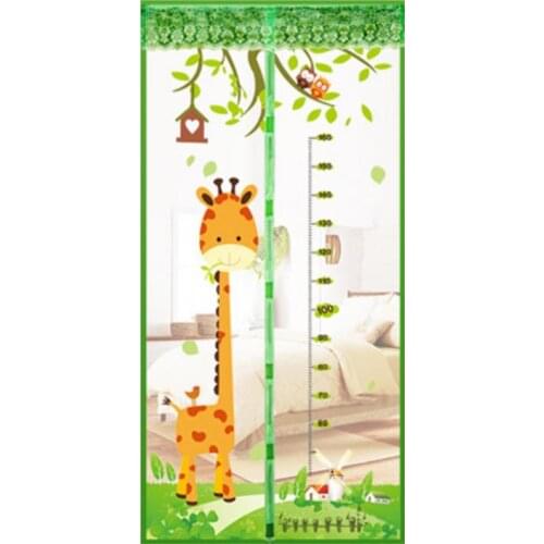 Self-sticking Home simple decoration Screen door hordeur Anti-mosquito curtain magnetic sand gate household magnet gauze