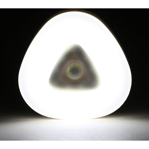 LED Night Light PIR Sensor Motion LED Under Cabinet Light Energy Saving Wall Lamp AAA Battery Powered Lamp For Closet Bedroom