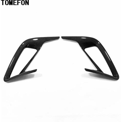 TOMEFON For Ford Focus 2019 Car Rear Tail Fog Light Lamp Foglight Frame Moulding Styling Cover Trim Exterior Accessories ABS
