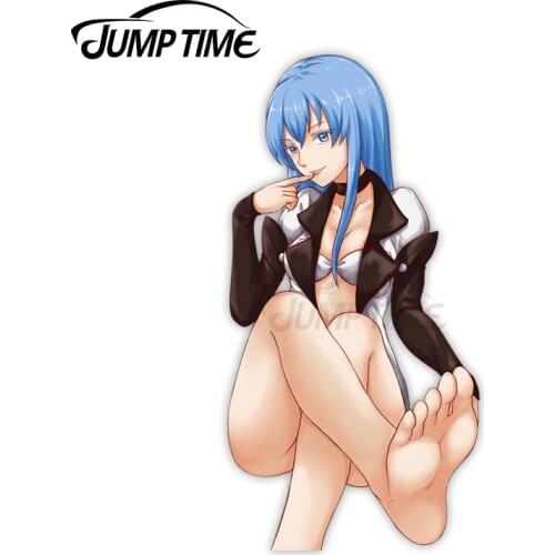 Jump Time Akame Ga Kill! Esdese 6 6.7 Anime Sexy Girl Vinyl Decal Window Car stickers