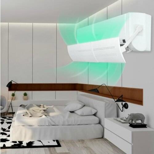 Retractable Air Conditioning Windshield Baffle Adjustable Windshield Hang Air Conditioning Baffle Anti-Direct Blow Air Hood