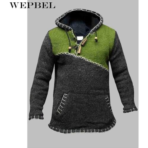 Wepbel Men's Pullovers With A Hood