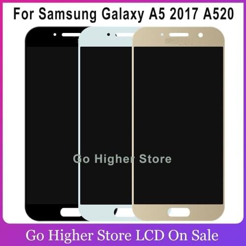 For Samsung Galaxy A5 2017 A520 A520F SM-A520F A520 LCD Display Touch Screen Digitizer Glass Assembly