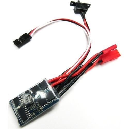 10A Mini Brushed ESC Forward & Backward With Brake Electric Speed Controller Parts For 1/28 1/24 1/18 WPL KIT Truck RC Car Model