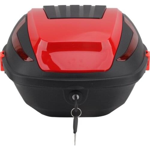 32L Electric Vehicle Motorcycle Trunk ABS Shell Large Capacity Trunk Storage Disassembly Universal Tail Box Fashionable Luggage