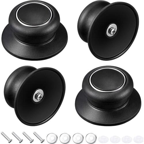 4 Pieces Pot Lid Knob Pan Lid Holding Handle Universal Kitchen Cookware Lid Replacement Knob