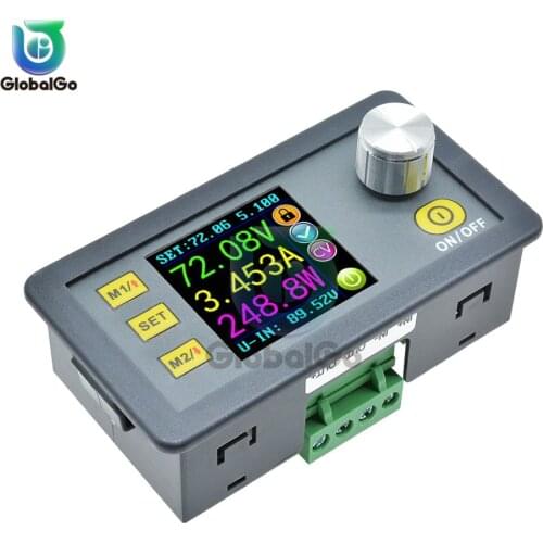 4 in1 Voltmeter Ammeter DP50V5A Constant Voltage Current DC Step-down Power Supply Module Buck Voltage Converter LCD Wattmeter