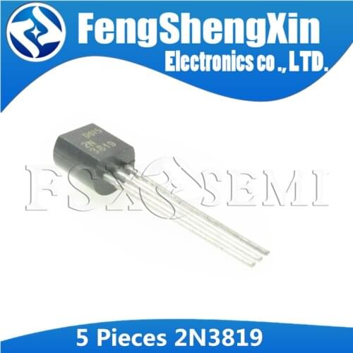 5pcs 2N3819 TO-92 3819 TO92 N-channel J-FET