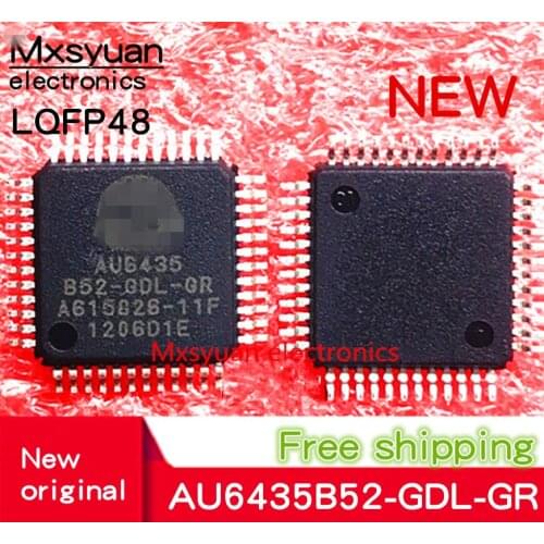5pcs~50pcs/LOT AU6435B52-GDL-GR AU6435 B52-GDL-GR QFP48 New original