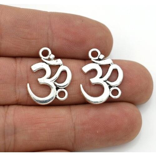 JAKONGO Yoga Charm Connectors for Jewelry Making Bracelet Accessories DIY Findings 10pcs/lot