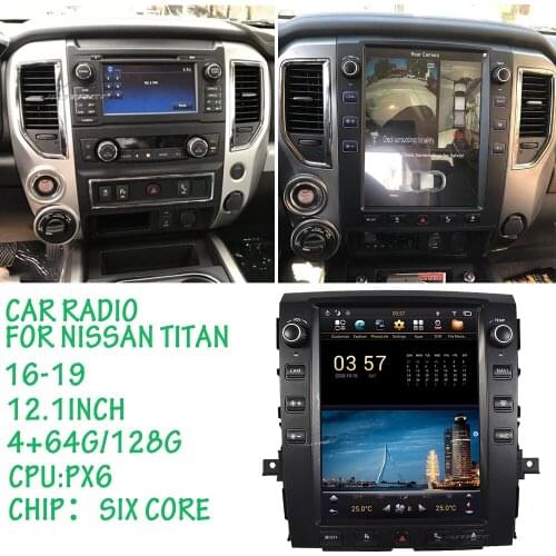 Tesla style vertical screen Android Car Radio Multimedia Player For Nissan Titan 2016-2019 Autoradio GPS Navigation stereo recei