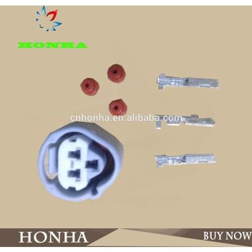 Free shipping 50pcs 100pcs 3 Pin 6189-0486 Automotive Connector Sensor Plug
