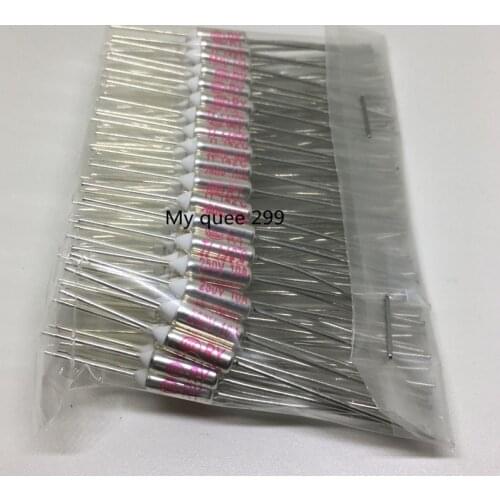 Free Shipping RY 100pcs/lot New Micro thermal fuse 10A 250V RY 142 Degrees Tf 142 C Mini temp fuse metal shell Thermal Cutoff