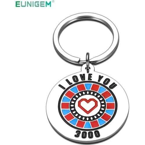 I Love You 3000 for Boyfriend Husband Father Daughter Key Chain Car Key Keychains Birthday Graudation Anniversary Gift